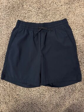 Old Navy Navy Blue Elastic Waist Shorts